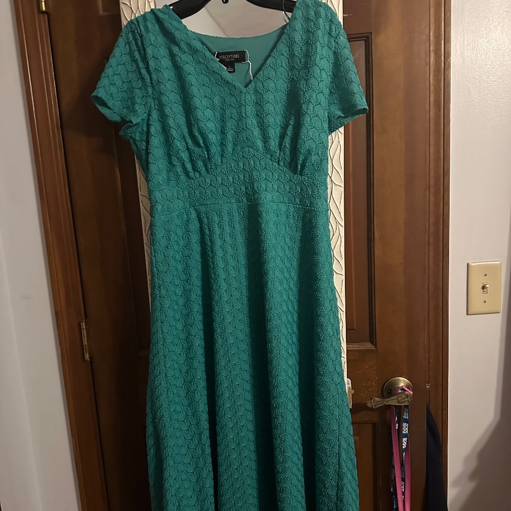Teal dress